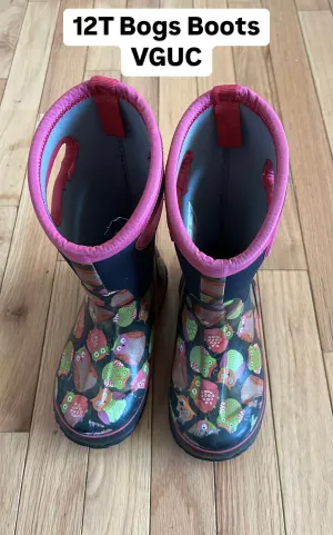 12T Bogs Boots, Shoes 12 (Toddler:2-4yr)
