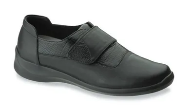 Aetrex Women's E820 Frances Single Strap Wide Flat