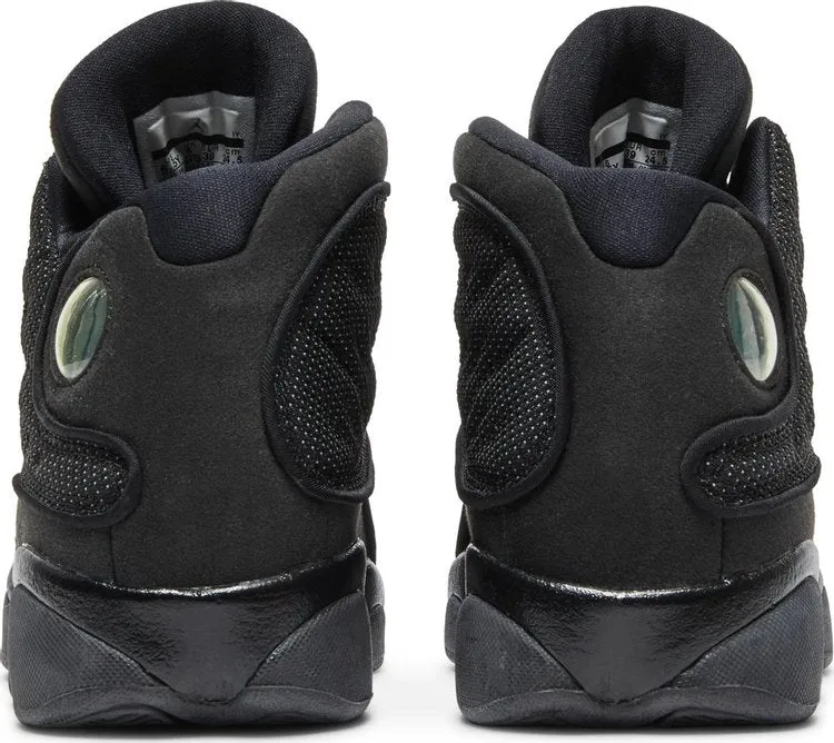 Air Jordan 13 Retro BG Black Cat Sneakers, black
