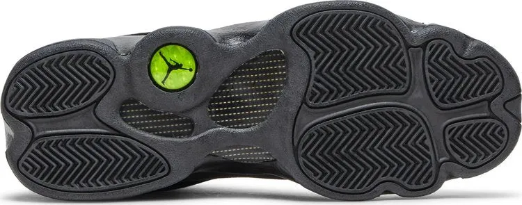 Air Jordan 13 Retro BG Black Cat Sneakers, black