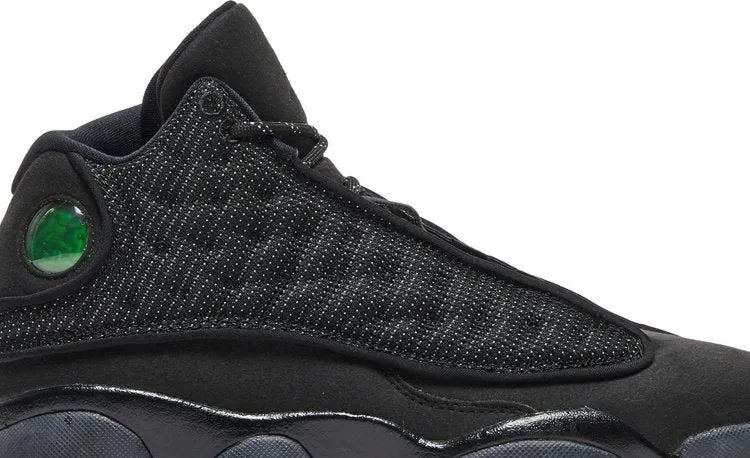 Air Jordan 13 Retro BG Black Cat Sneakers, black
