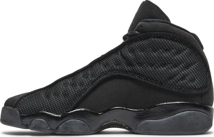 Air Jordan 13 Retro BG Black Cat Sneakers, black