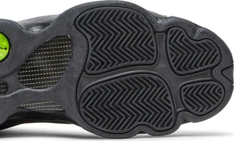 Air Jordan 13 Retro BG Black Cat Sneakers, black