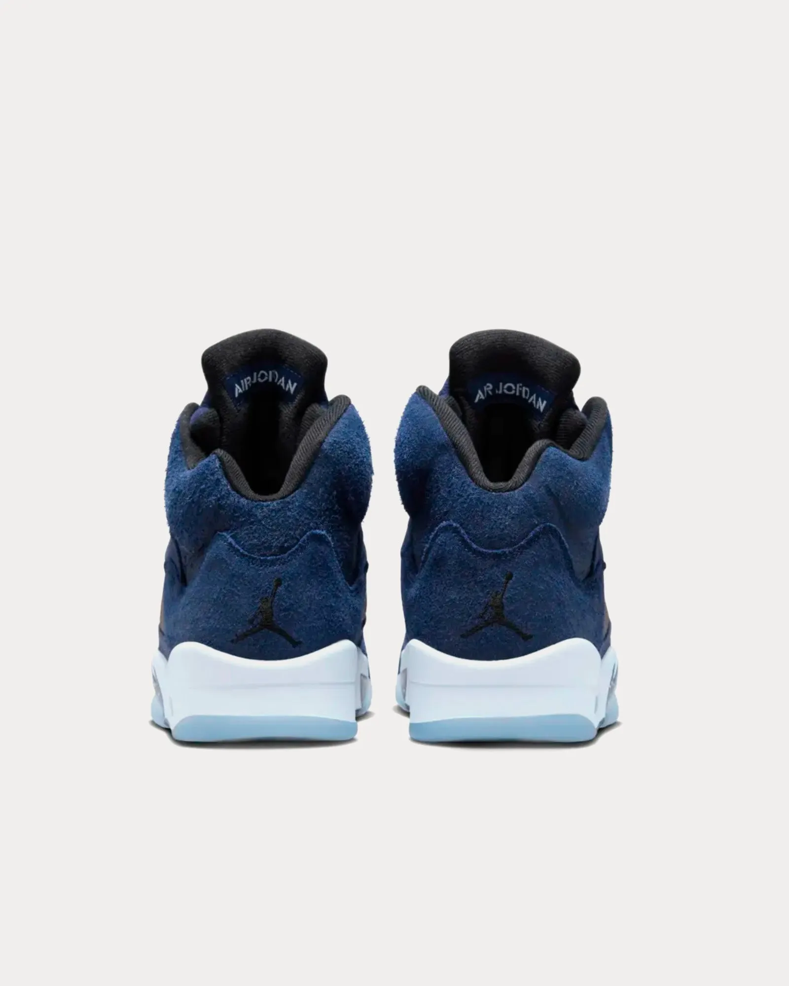 Air Jordan 5  Navy High Top Sneakers