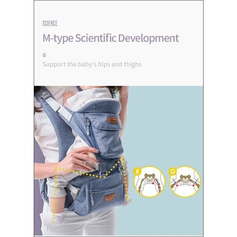 All-in-One Baby Breathable Carrier: Ergonomic &amp; Comfortable Baby wearing Solution