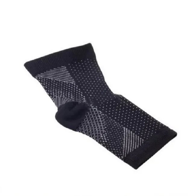 Ankle Sock Compression Support Heel Sleeve Open Toe - Unisex