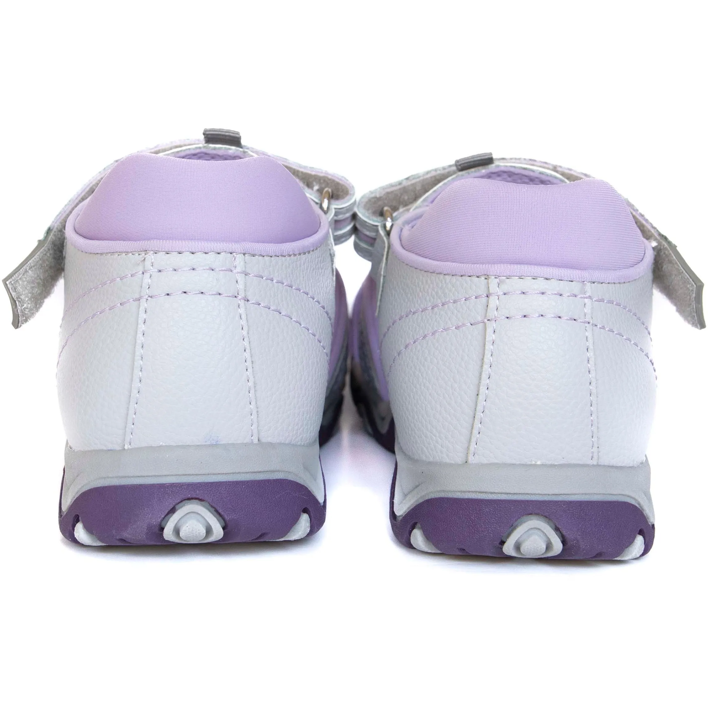 ART purple older girls arch support sandals