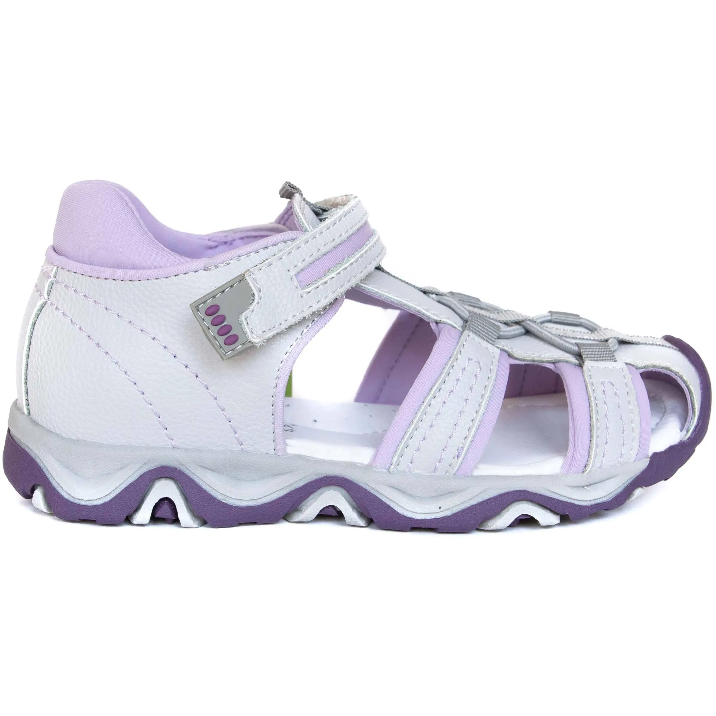 ART purple older girls arch support sandals