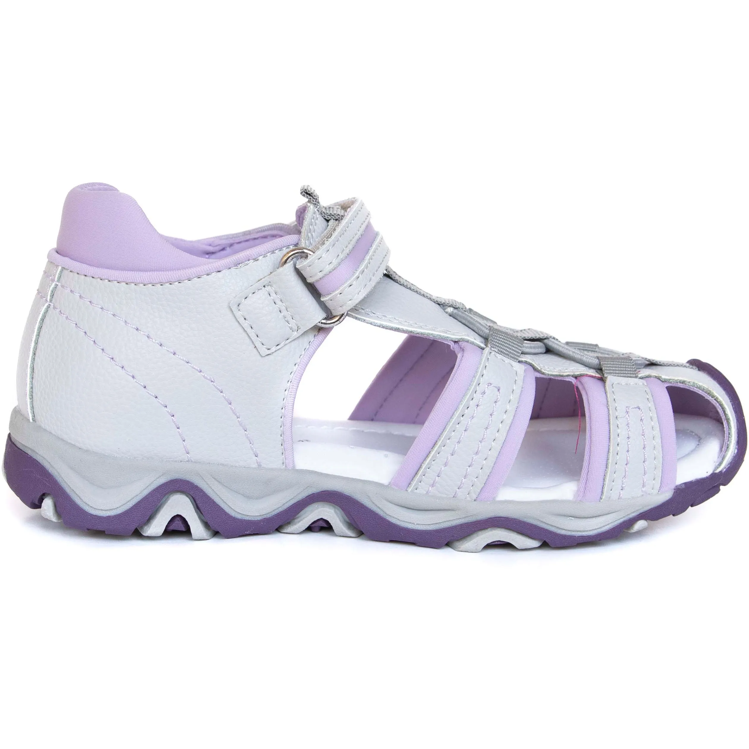 ART purple older girls arch support sandals