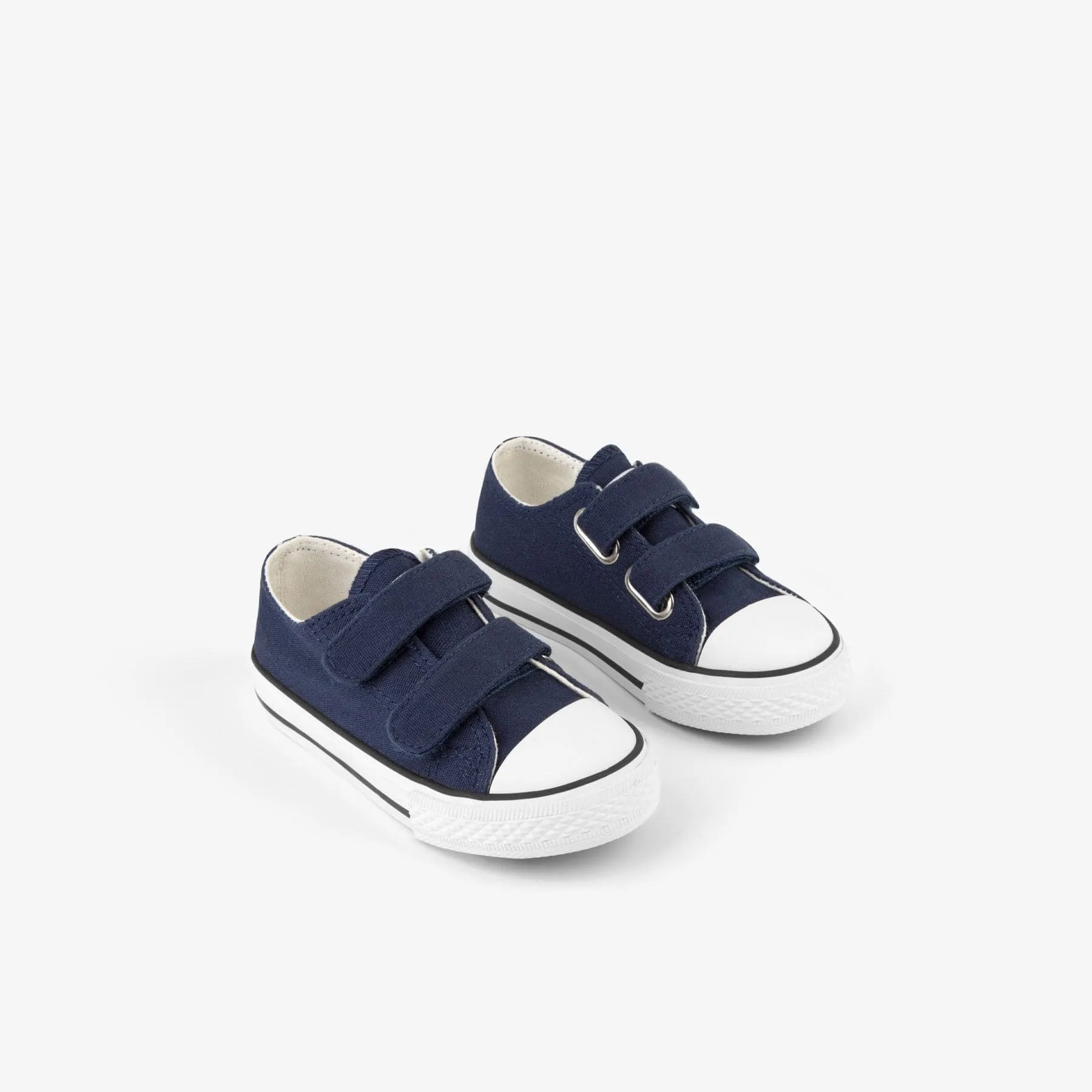 Baby's Navy Canvas Sneakers