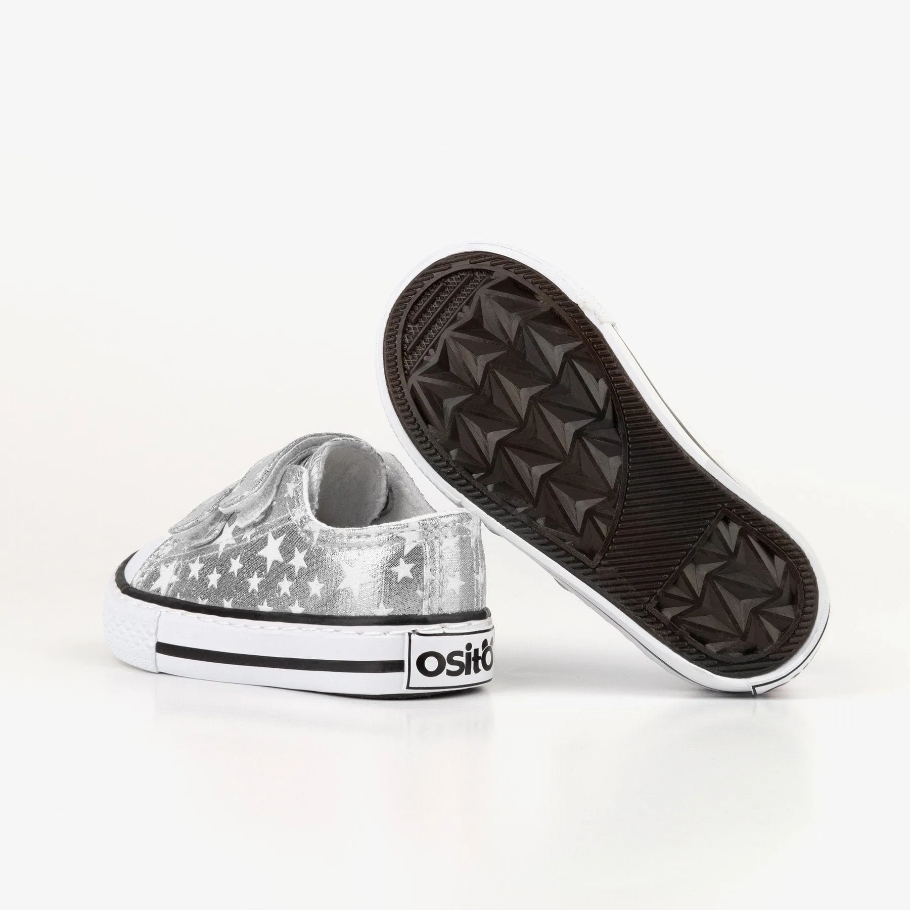 Baby's Silver Stars Sneakers