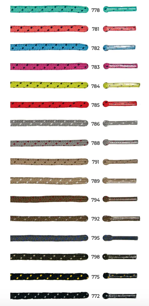 Barth Magic Round Laces (4mm/120cm)(Red)