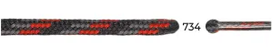 Barth Round Laces (5mm/150cm)(Black/Red)