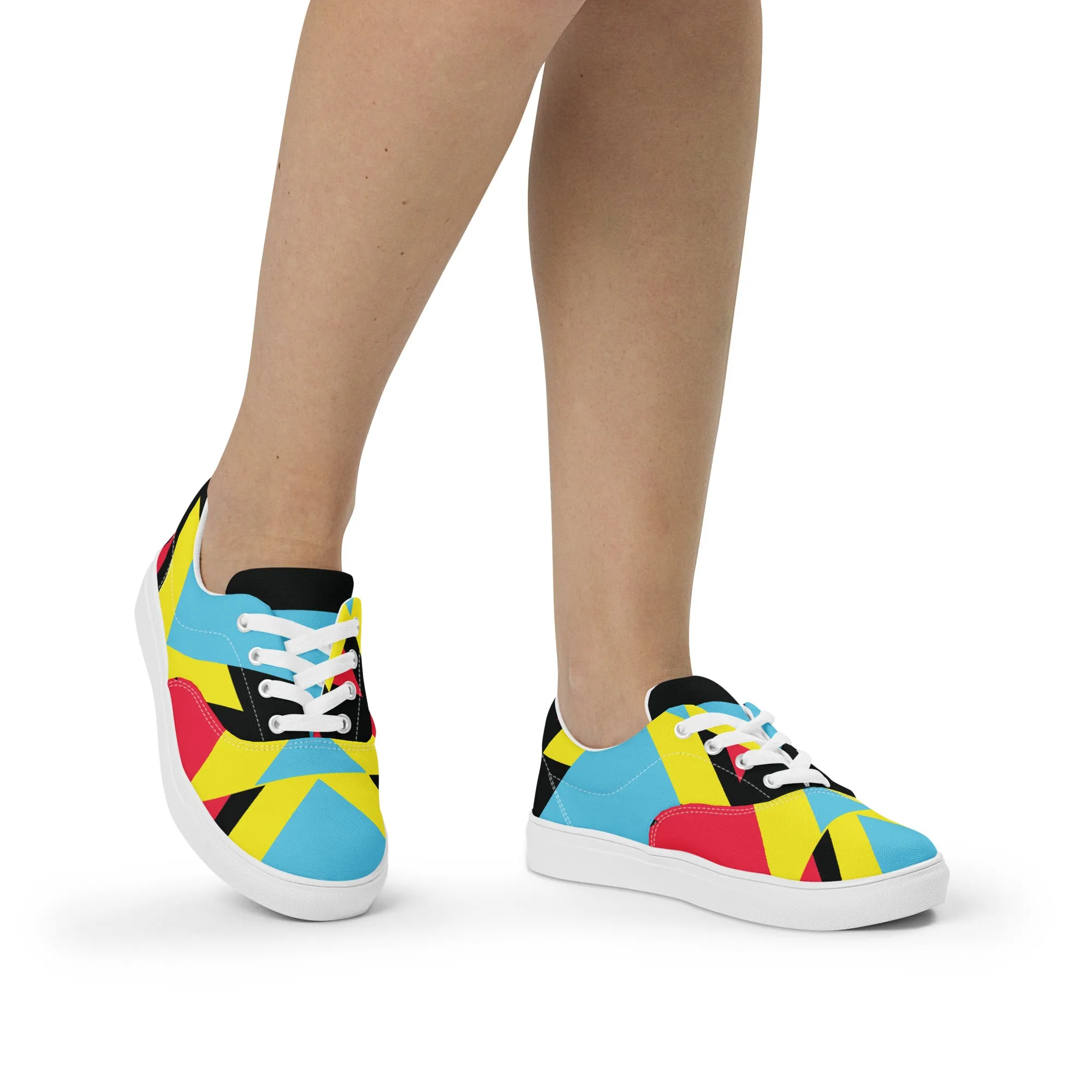 BE BRAVE Women’s Lace-Up Canvas Shoes
