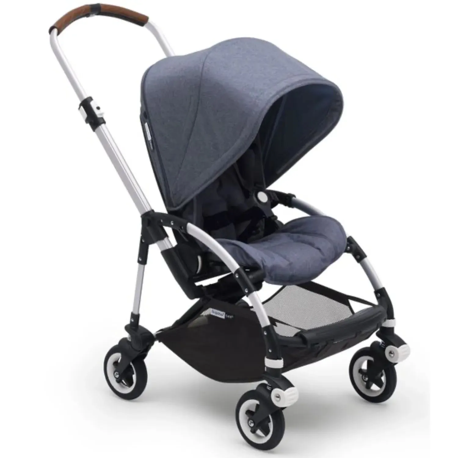 Bee5 Complete Stroller – Aluminum/Blue Melange