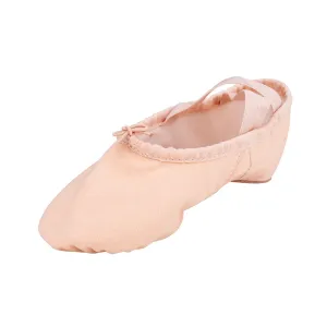 Beige Child Classic Cross Strap Ballet Dance Flats(Toddler/Little Kid/Big Kid)