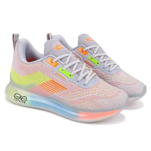 Bersache Lightweight Casual Sneaker Shoes For Men Grey-9027