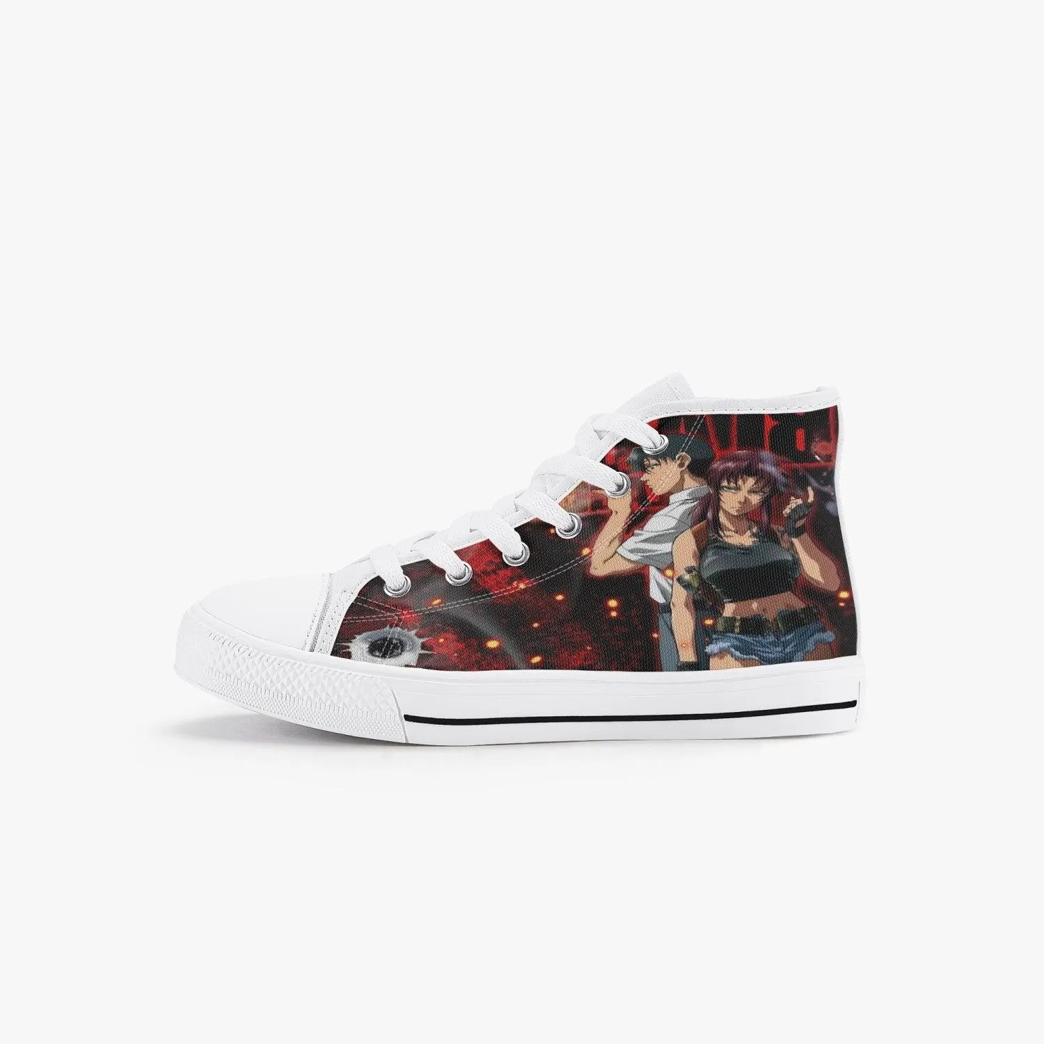 Black Lagoon Revy & Rock Kid’s A-Star Mid Anime Shoes