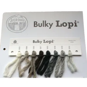 Bulky Lopi - Color Sample Card