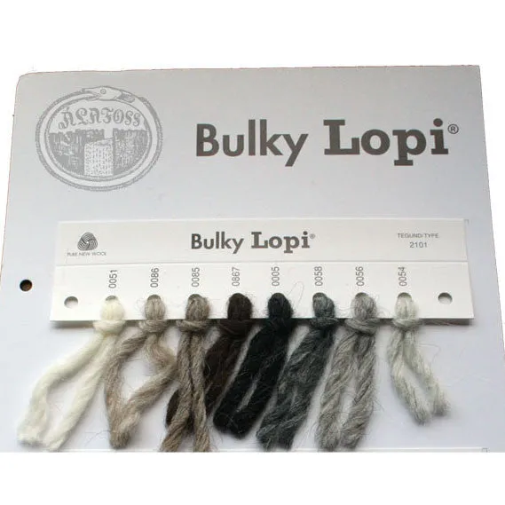 Bulky Lopi - Color Sample Card