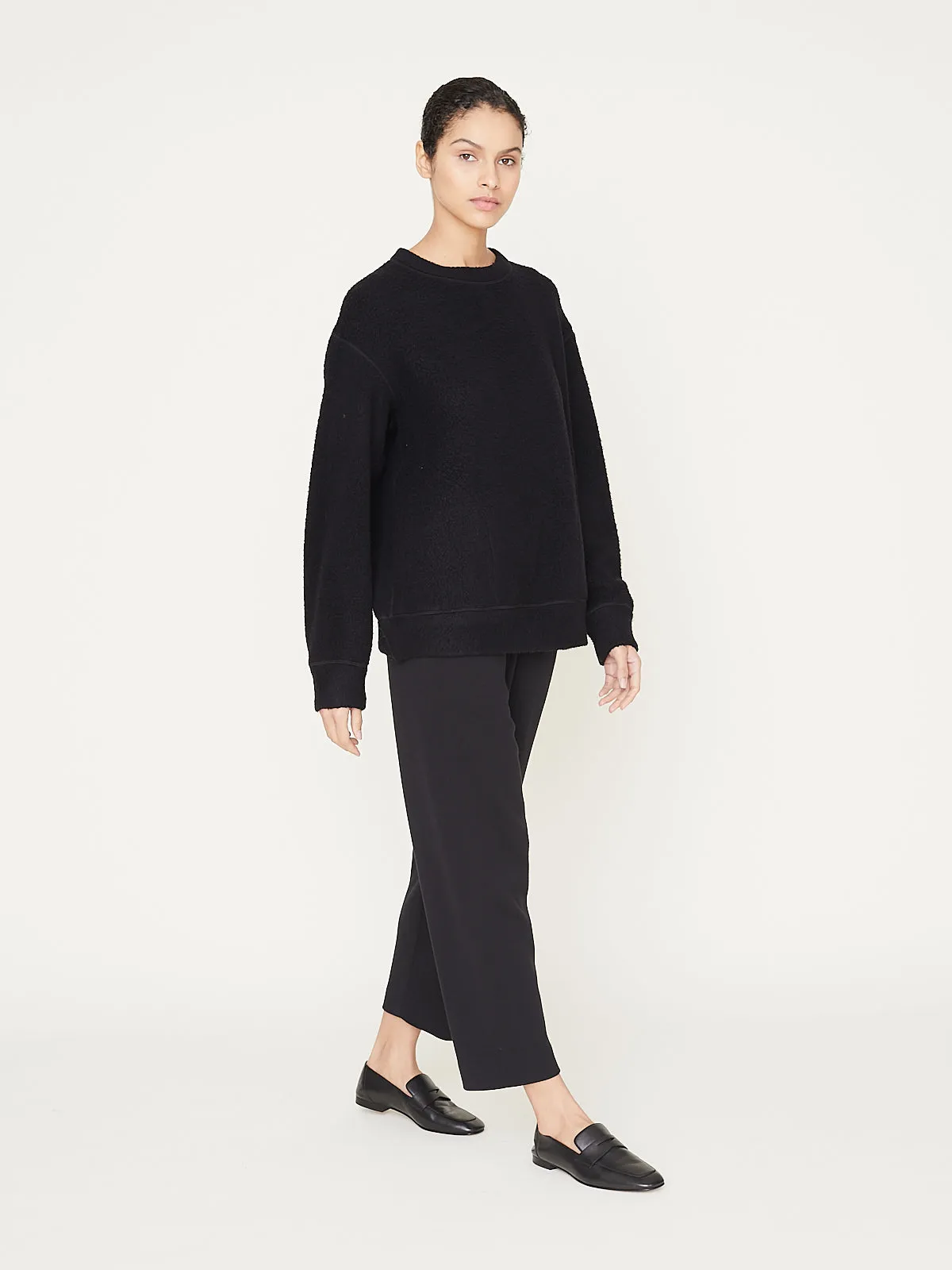 Bulky Sweatshirt in Black