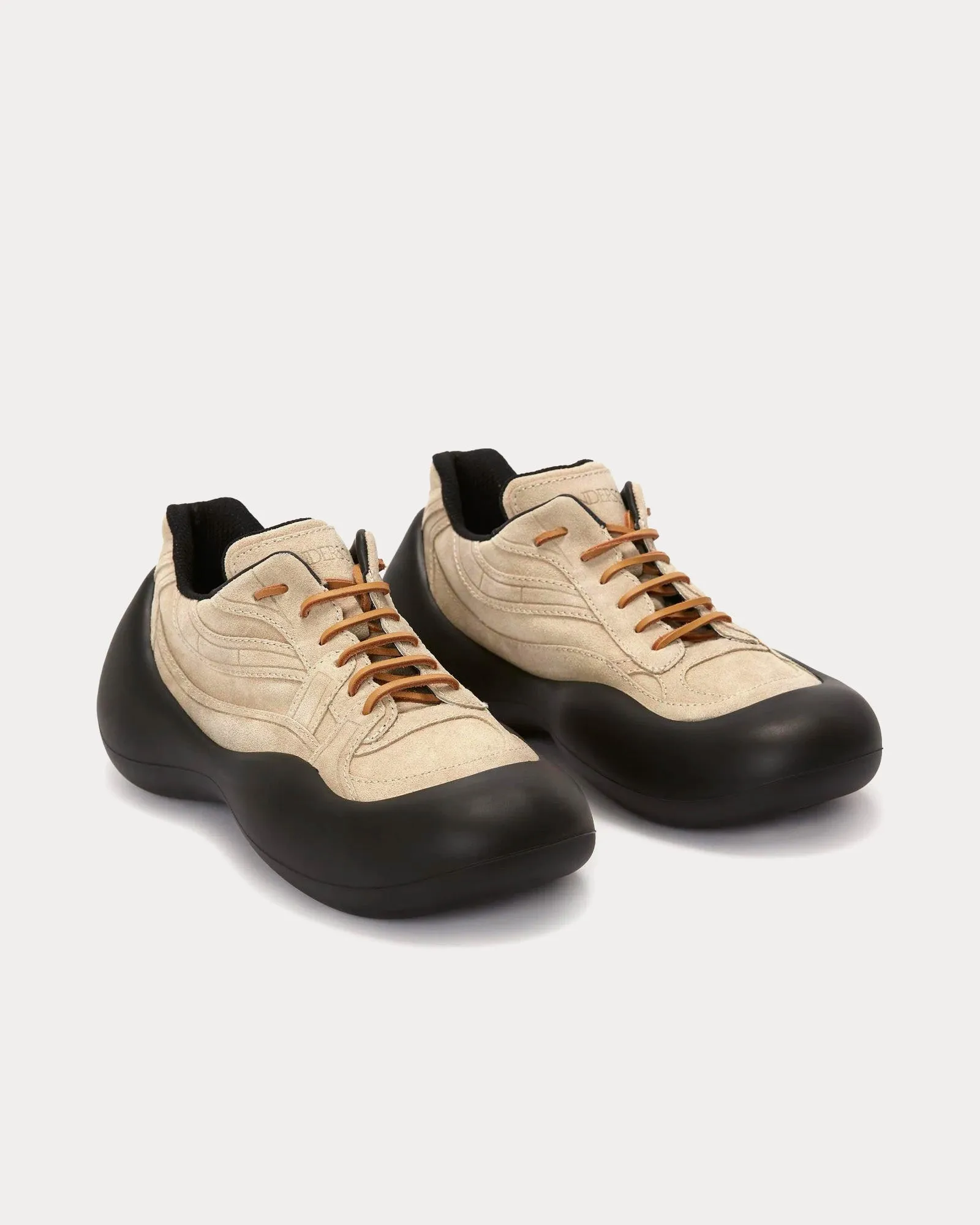 Bumper-Hike Suede Beige Low Top Sneakers