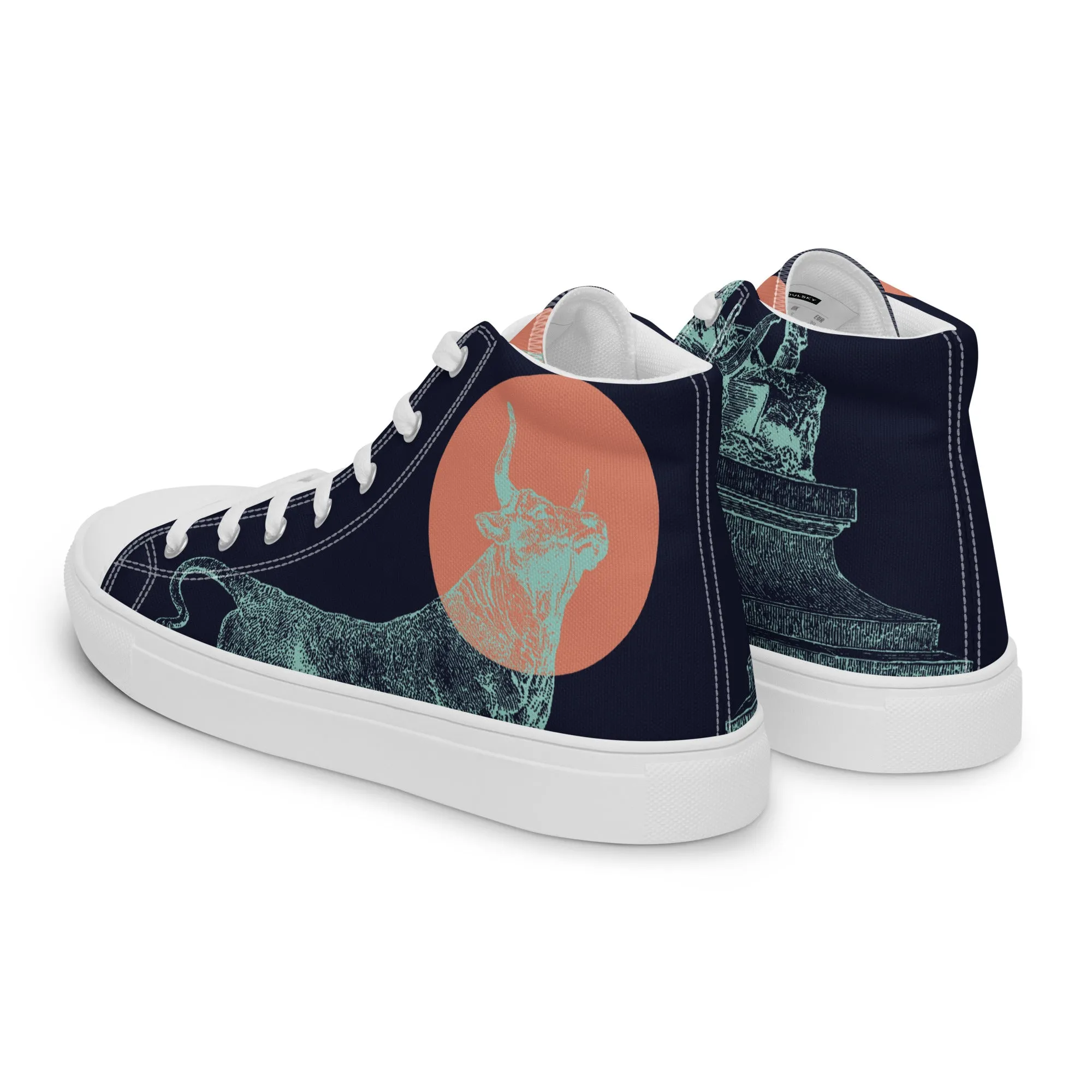 CARPE DIEM Men’s High Top Canvas Shoes