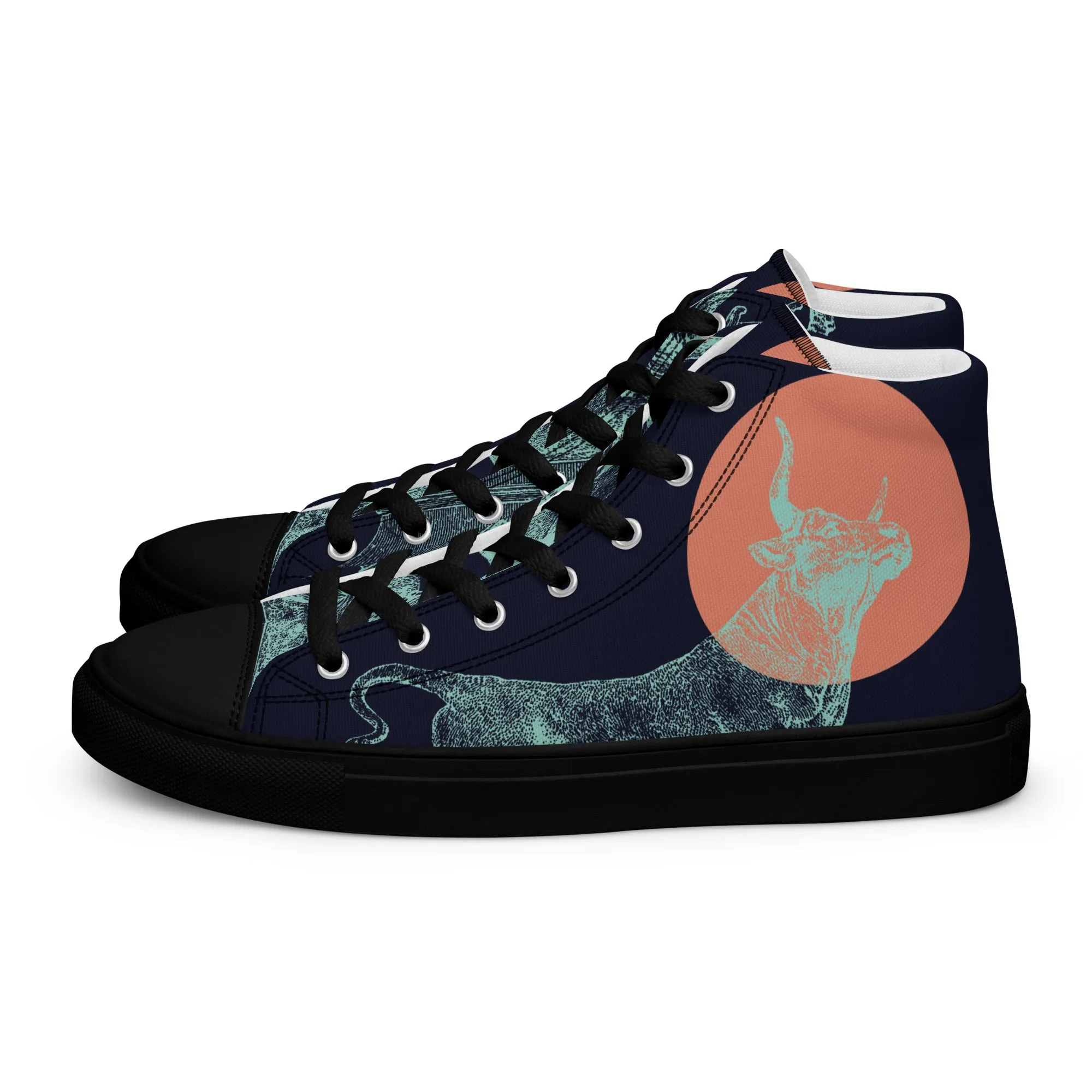 CARPE DIEM Men’s High Top Canvas Shoes