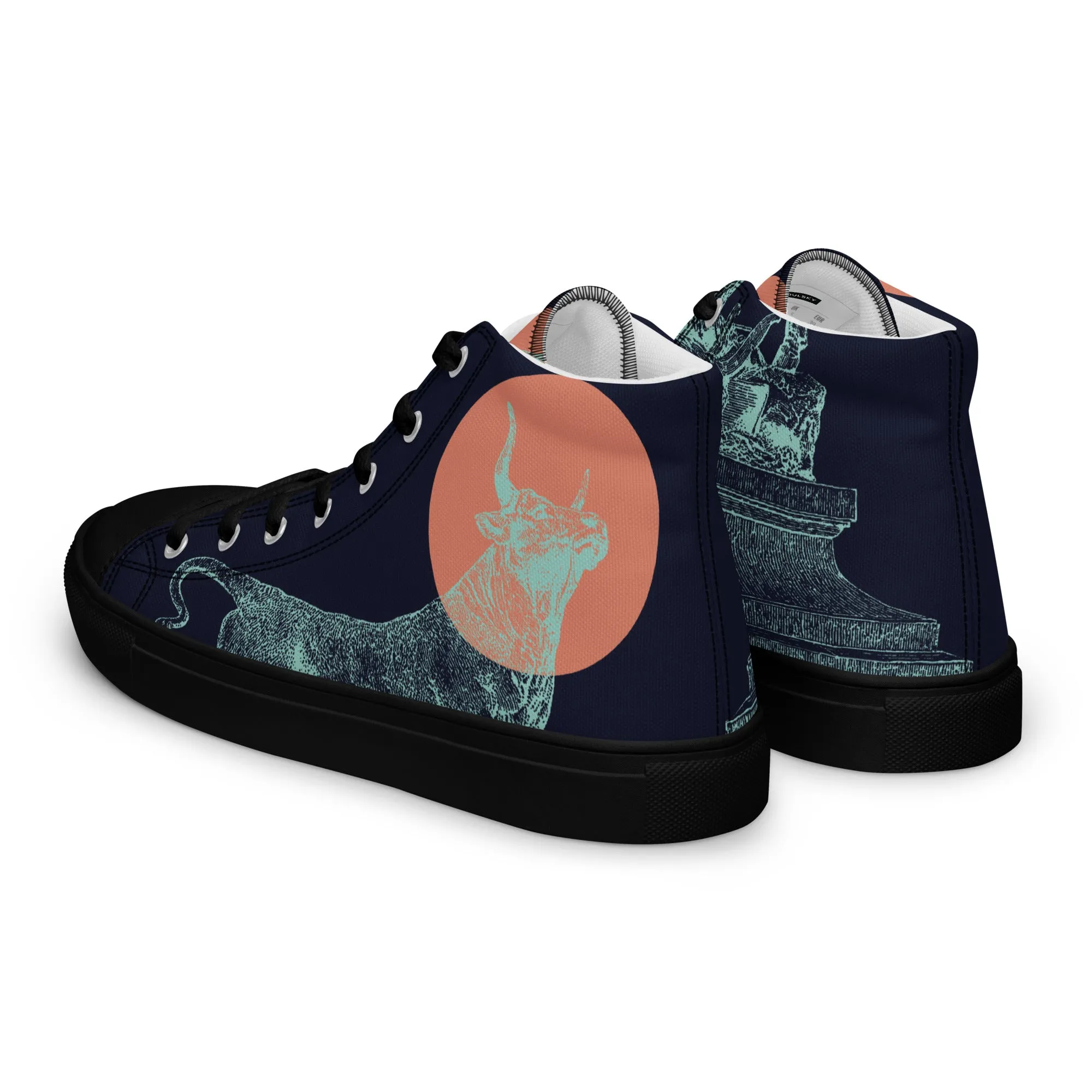 CARPE DIEM Men’s High Top Canvas Shoes