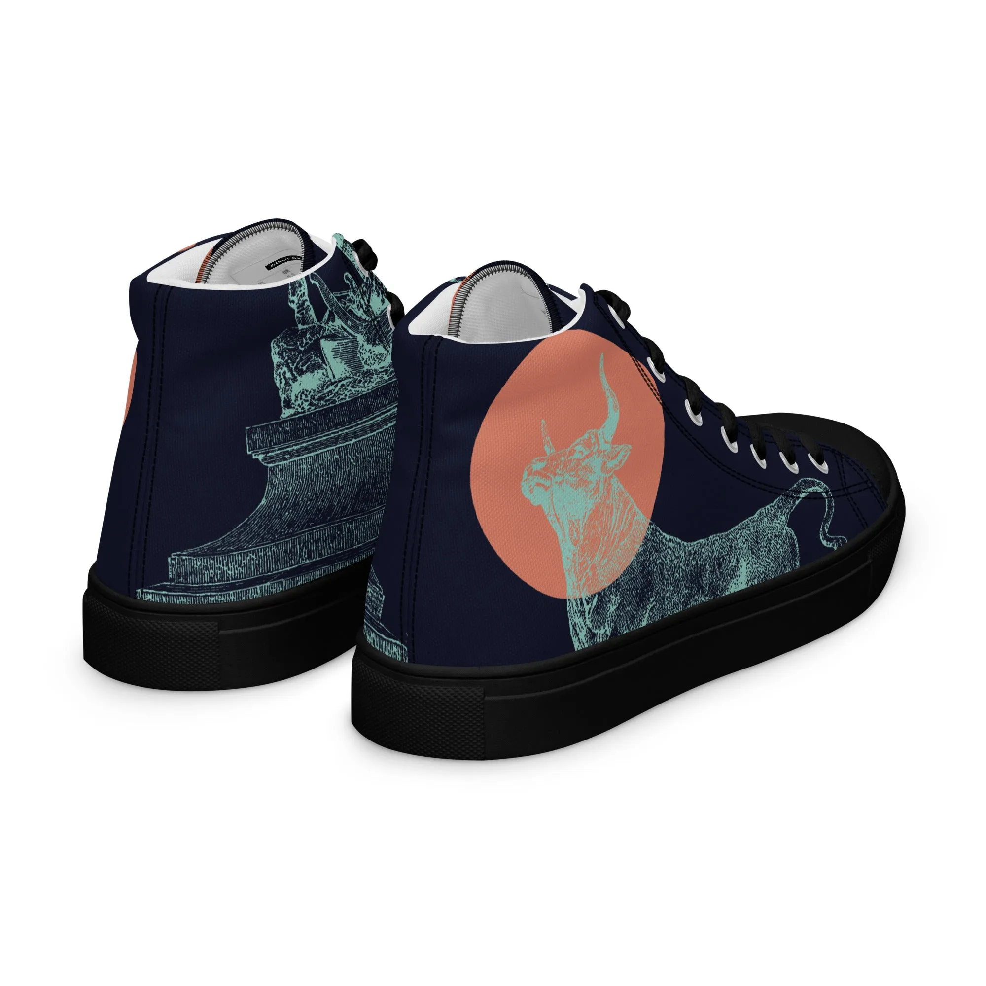 CARPE DIEM Men’s High Top Canvas Shoes