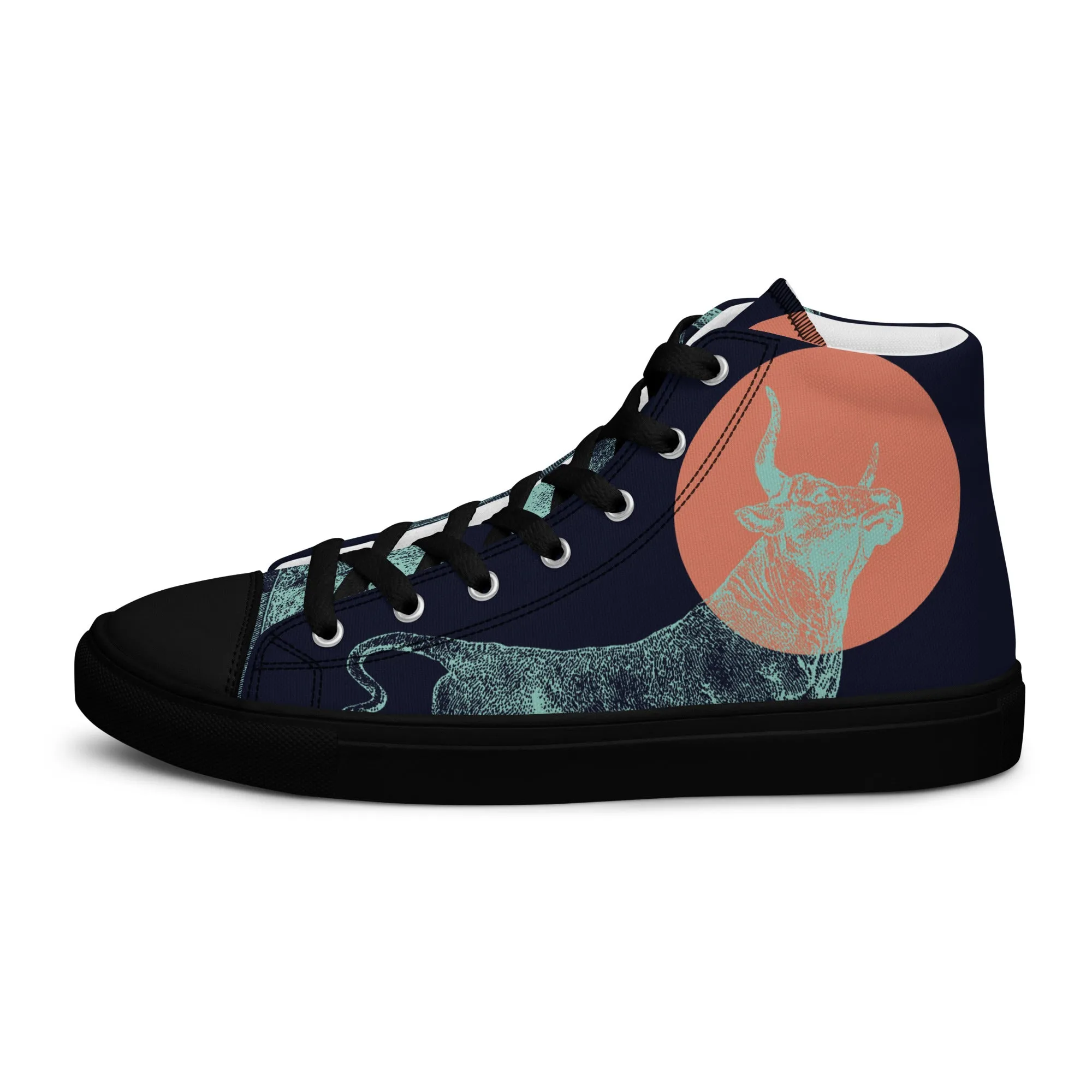 CARPE DIEM Men’s High Top Canvas Shoes