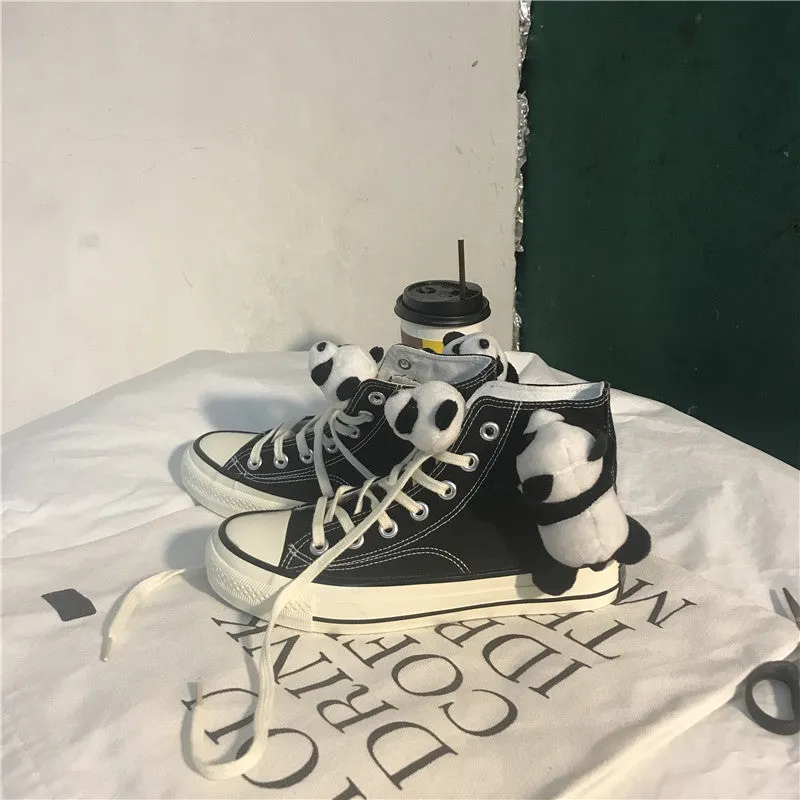 Cartoon Panda Canvas Shoes AD11028