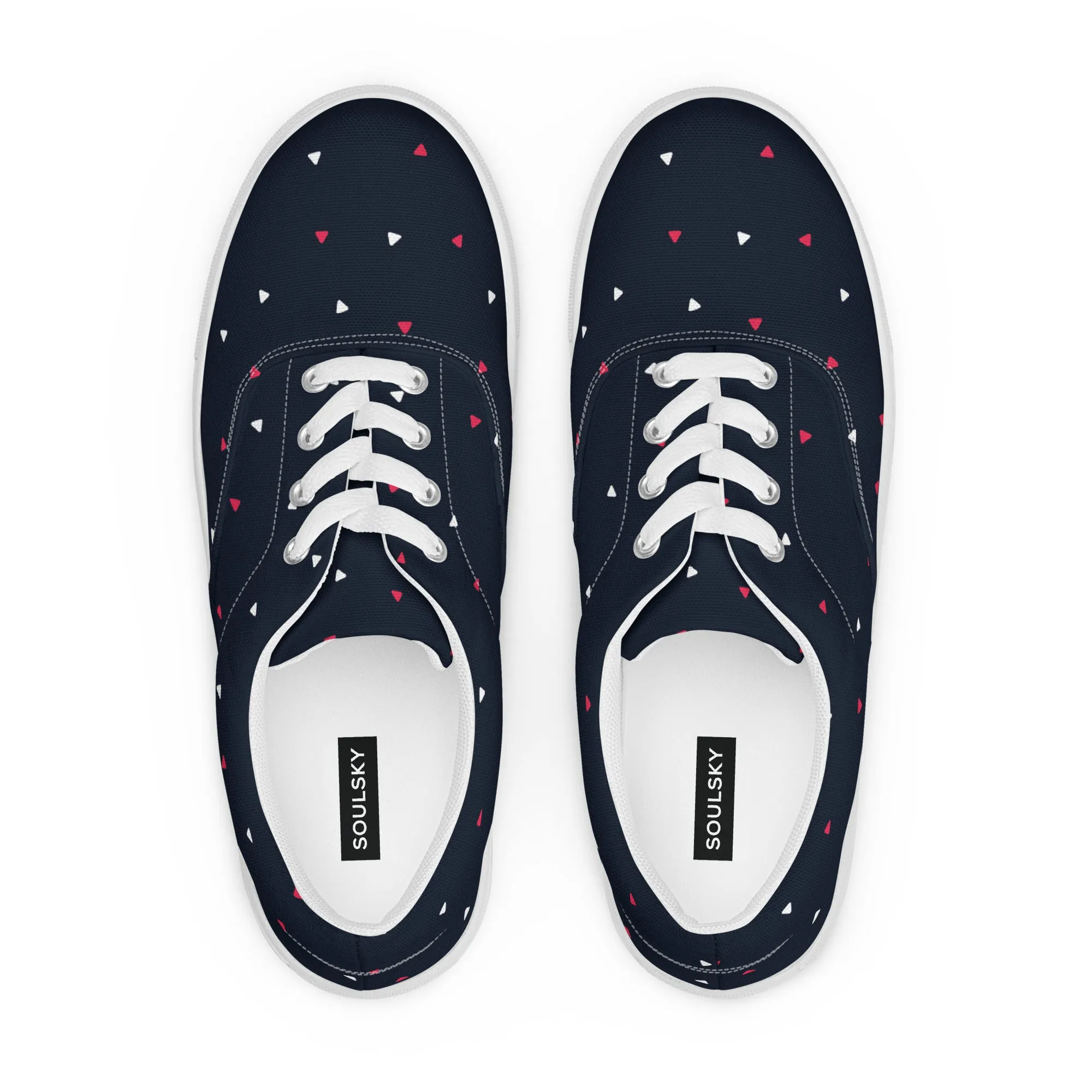 CELEBRATE GOOD TIMES Women’s Lace-Up Canvas Shoes