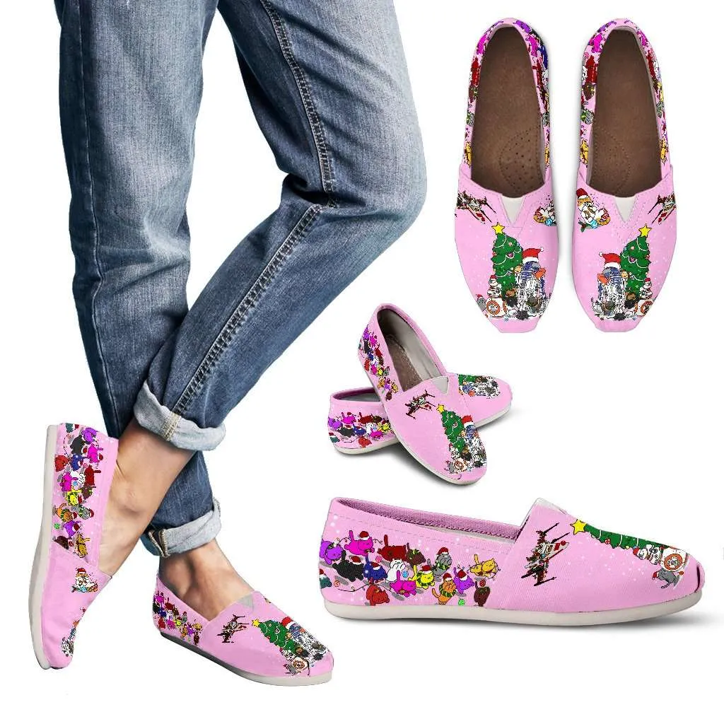 Christmas Nekos Casual Flats