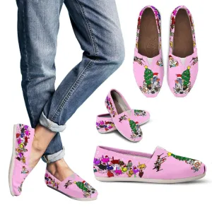 Christmas Nekos Casual Flats