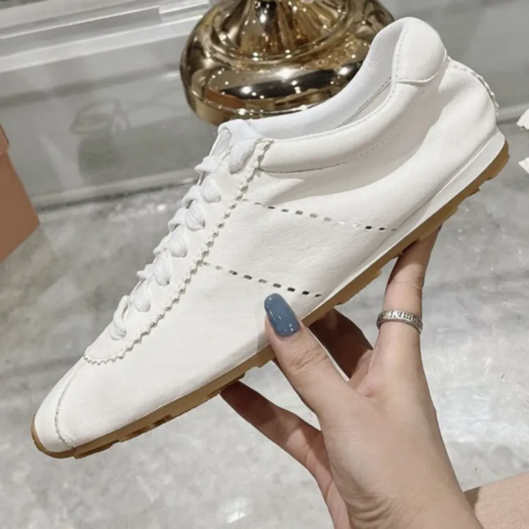 Clementine - Elegant Lace-Up Sneakers for Women