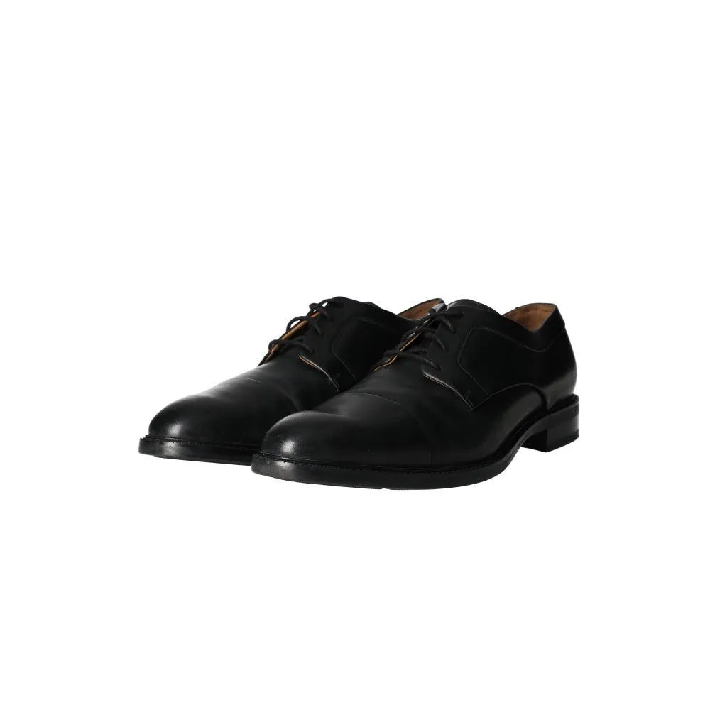 Cole Haan Formal Lace Ups Leather Black Colour For Men