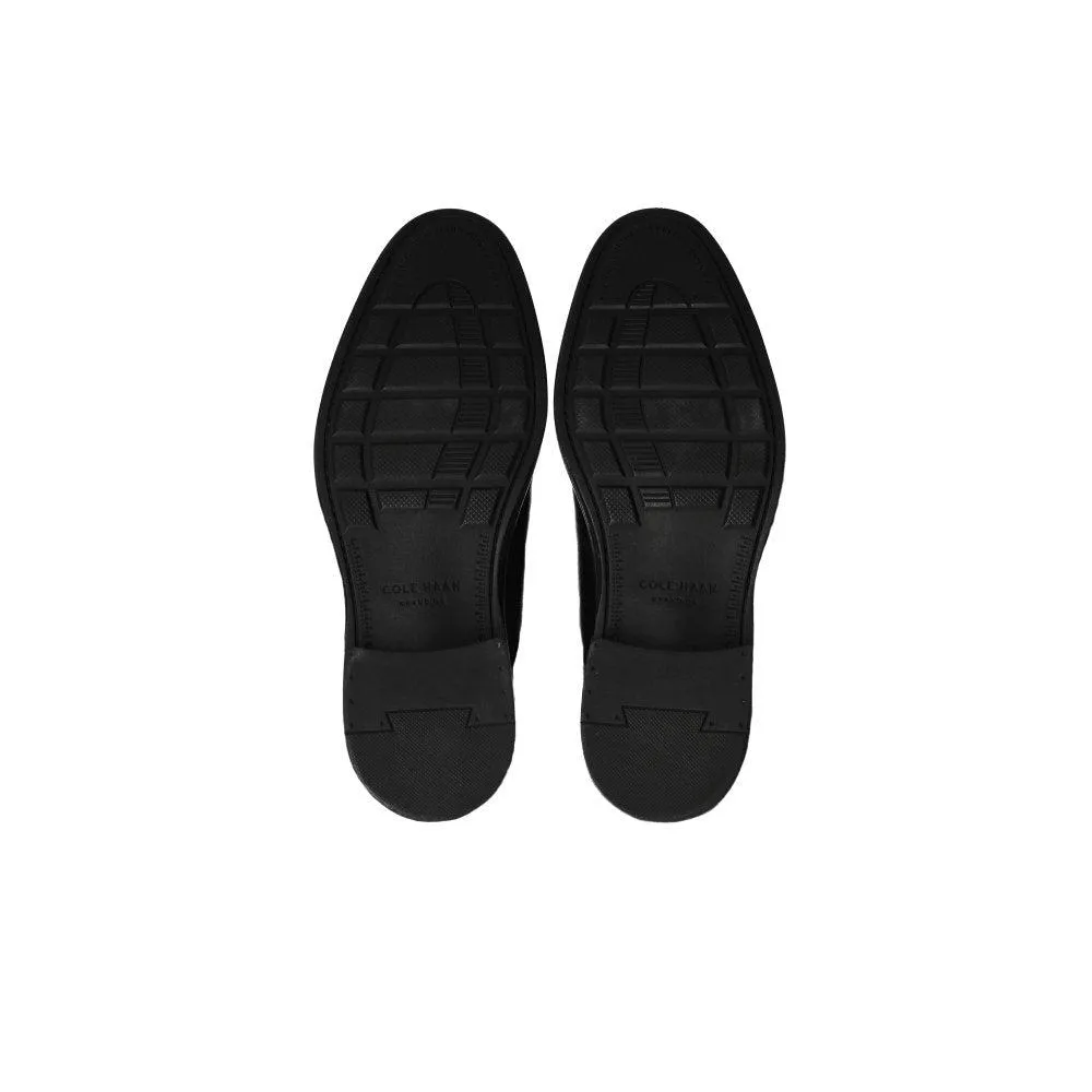 Cole Haan Formal Lace Ups Leather Black Colour For Men