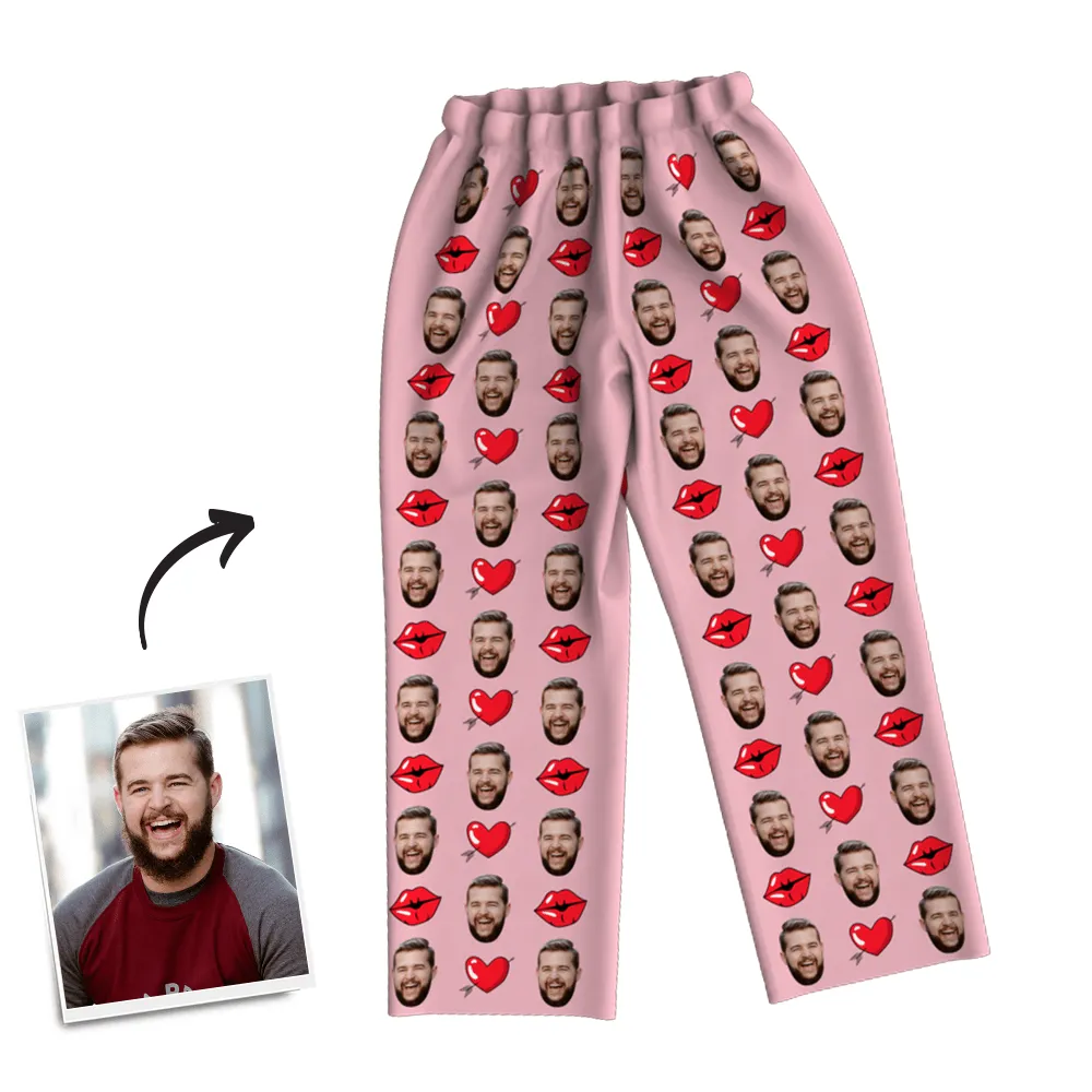 Custom Face Pajama Set Anniversary Gifts For Boyfrined - 6 Colors
