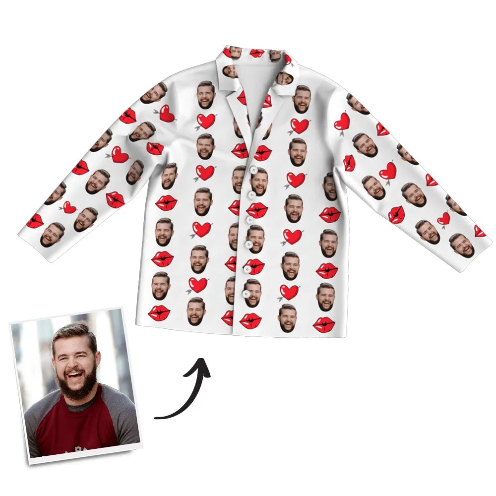 Custom Face Pajama Set Anniversary Gifts For Boyfrined - 6 Colors