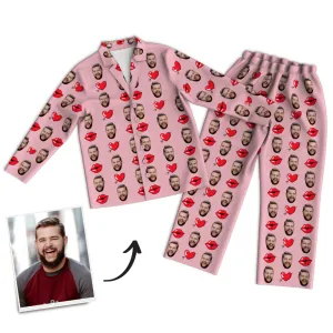 Custom Face Pajama Set Anniversary Gifts For Boyfrined - 6 Colors
