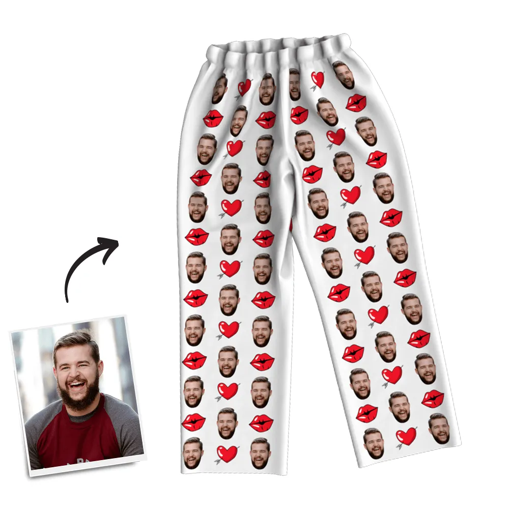 Custom Face Pajama Set Anniversary Gifts For Boyfrined - 6 Colors