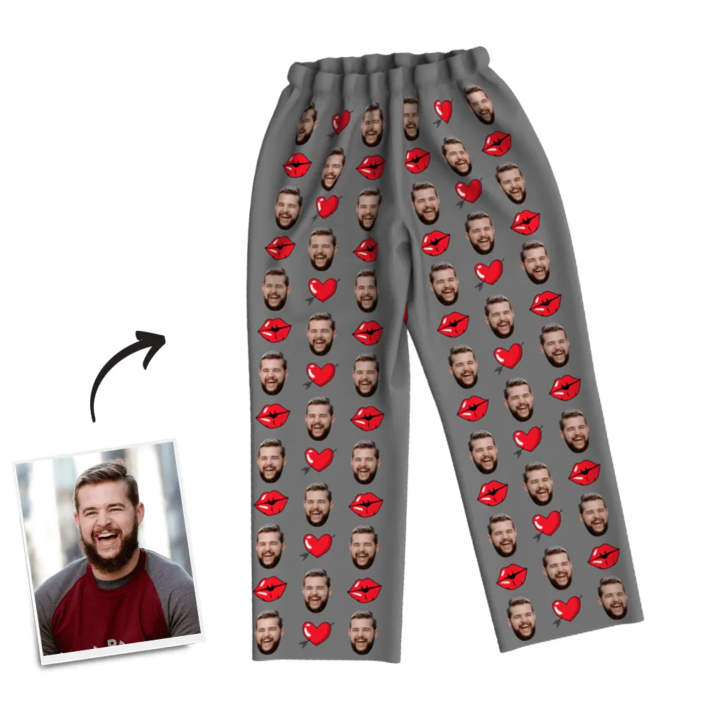 Custom Face Pajama Set Anniversary Gifts For Boyfrined - 6 Colors