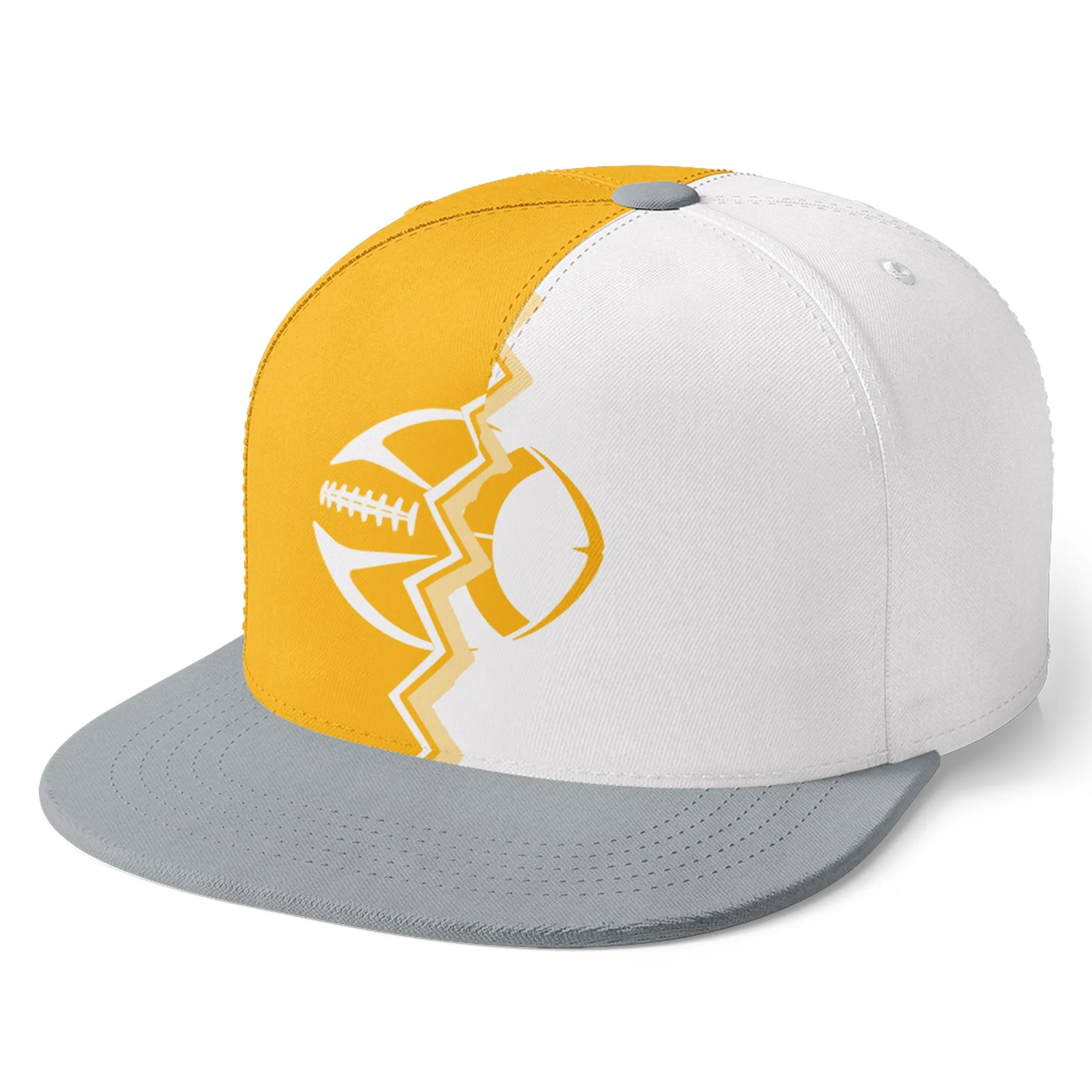 Custom Yellow White Pennsylvania MaxSoul Shoes and Hat Combo Offer Personalized Combo ZH-D028017-31