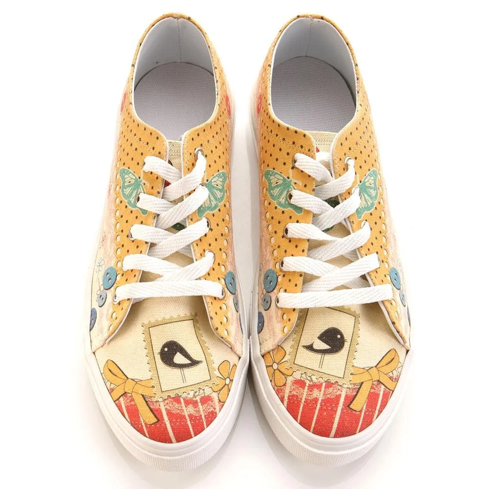 Cute Bird Slip on Sneakers Shoes SPR5404