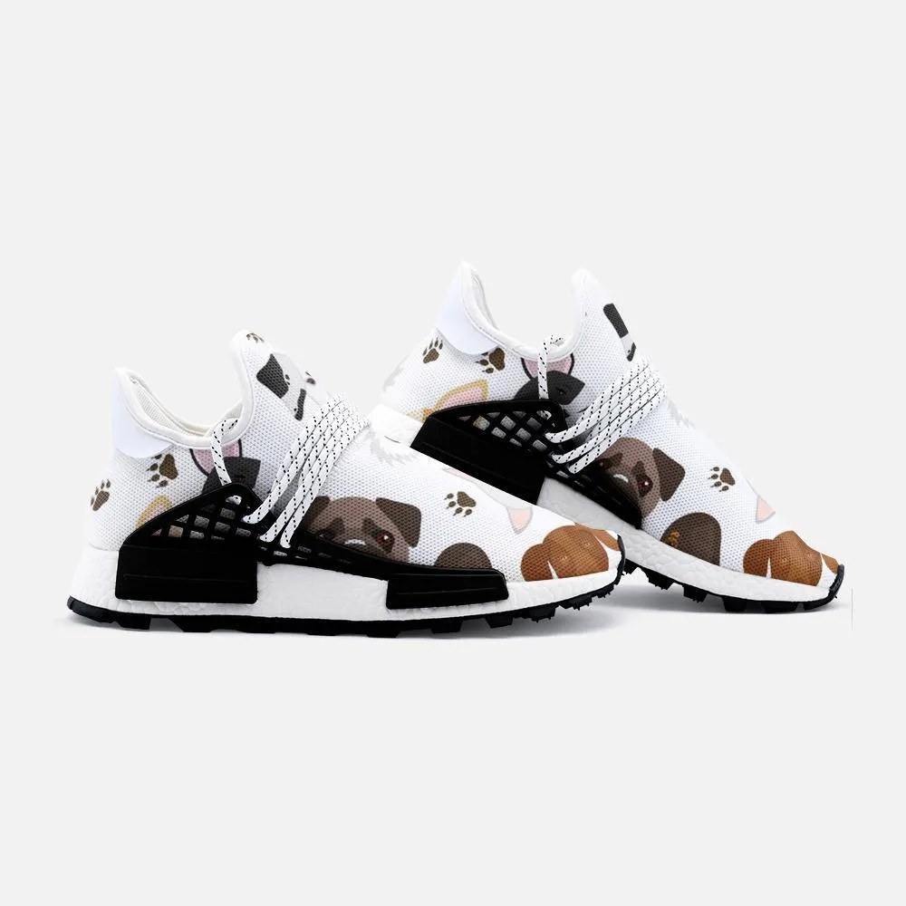 Cute Puppy Unisex Lightweight Custom shoes