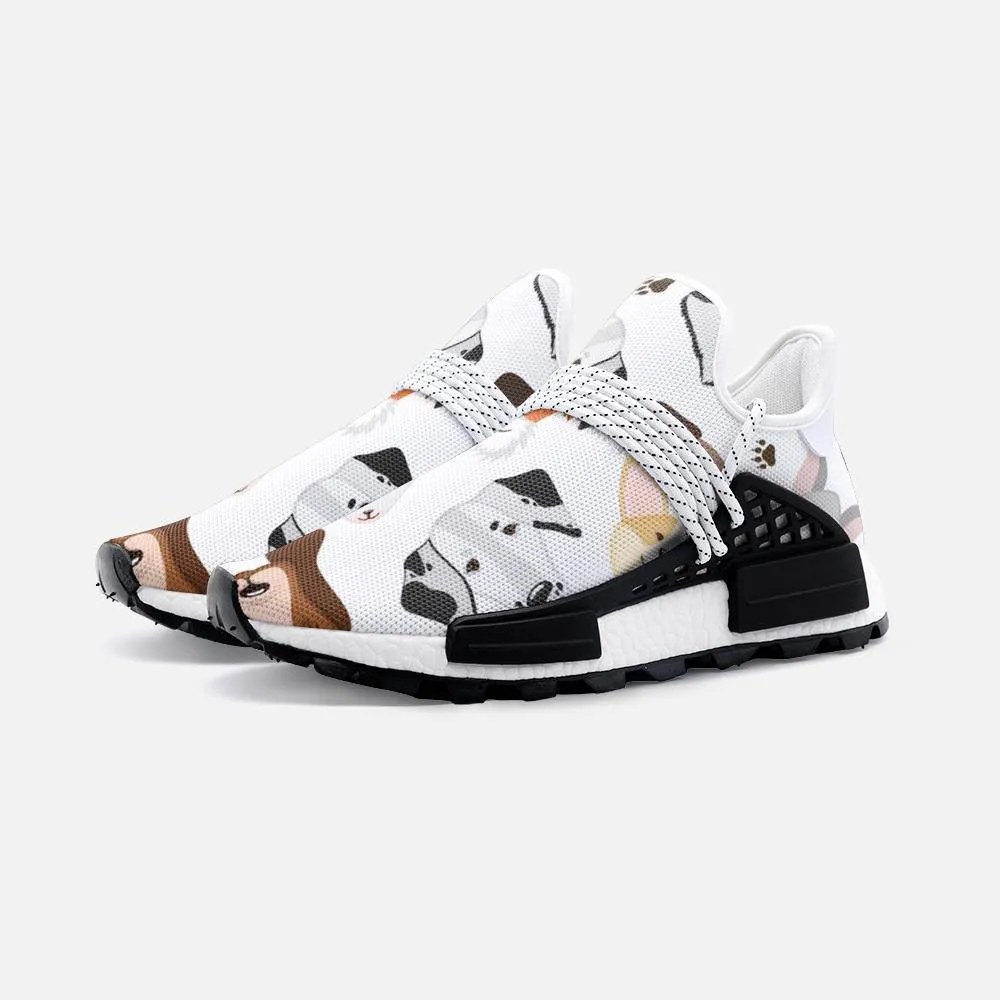 Cute Puppy Unisex Lightweight Custom shoes