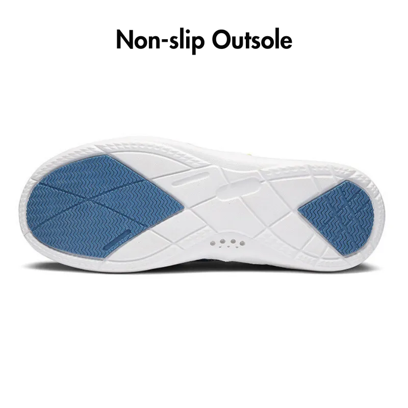 Cuzcare Orthopedic Men Shoes Canvas Lightweight Breathable Slip-On Walking Casual Shoes