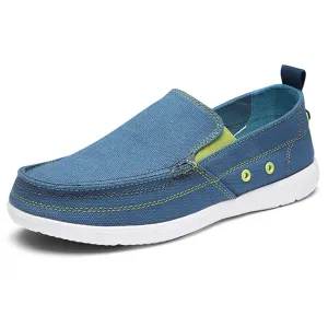 Cuzcare Orthopedic Men Shoes Canvas Lightweight Breathable Slip-On Walking Casual Shoes
