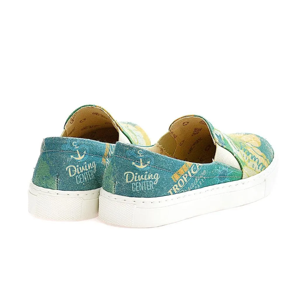 Diving Center Slip on Sneakers Shoes VN4404